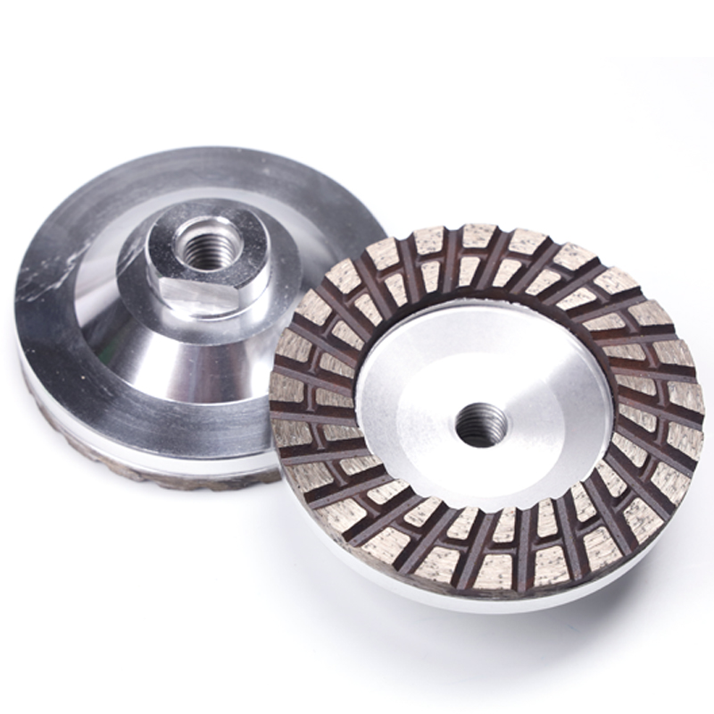 Corpo de alumínio Turbo Diamond Cup Wheel para granito