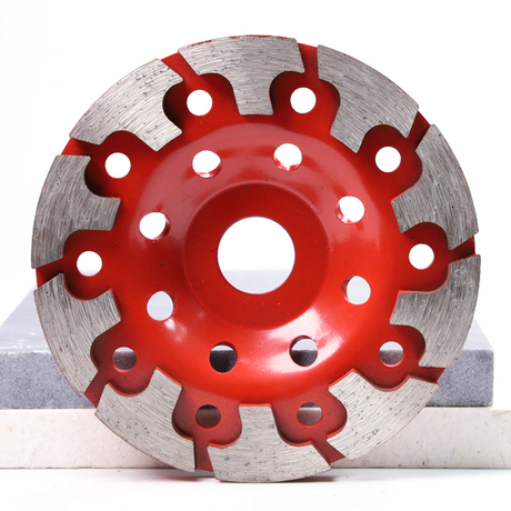 Roda de copo de diamante segmento T atacado