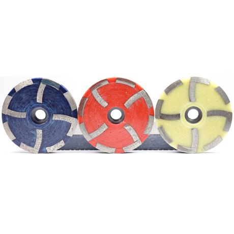 Roda de copo de diamante cheia de resina segmento L para mármore de granito