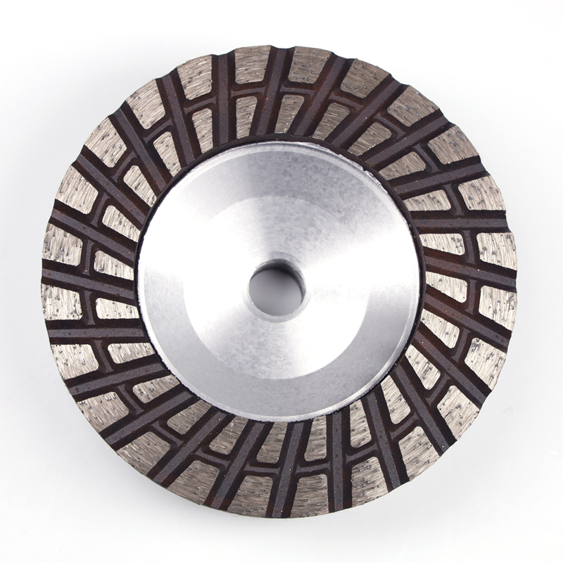 Corpo de alumínio Turbo Diamond Cup Wheel para granito